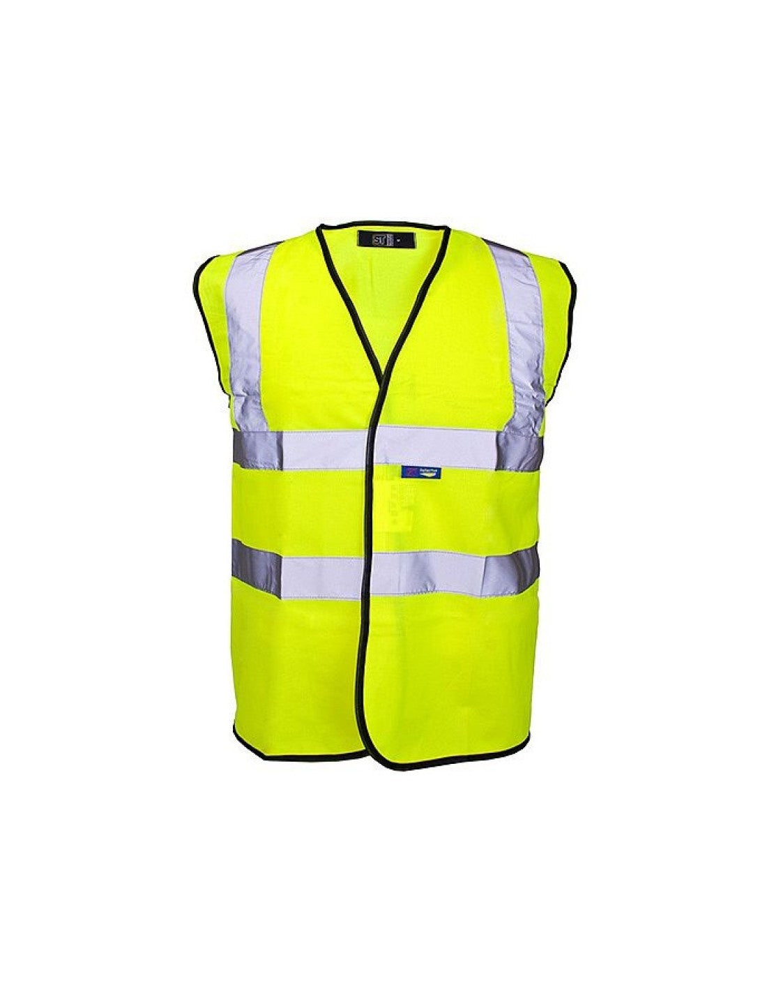 SAFELINE HI VIS WAIST COAT VEST - YELLOW - XXL