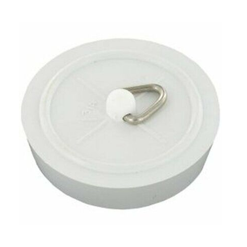PREMIUM CHOICE 1.3/4" WHITE PVC BATH PLUG