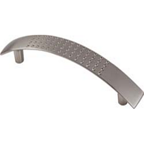 HEADBOURNE SATIN NICKEL DIMPLE HANDLE 96MM