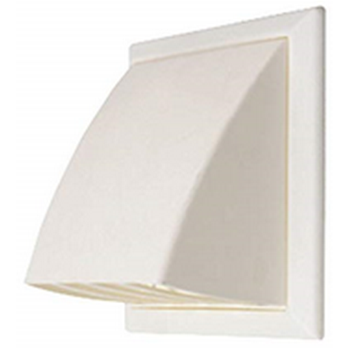 FLAPPED VENT & COWL WHITE 110MM X 54MM