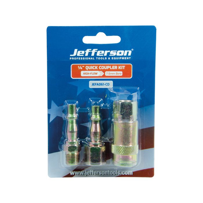 JEFFERSON 3 PIECE FEMALE AIR COUPLING KIT - A001 A004 A005