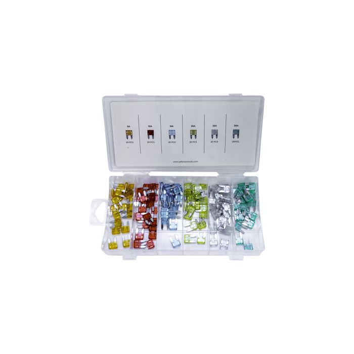 JEFFERSON 120PC MINI AUTO FUSE ASSORTMENT