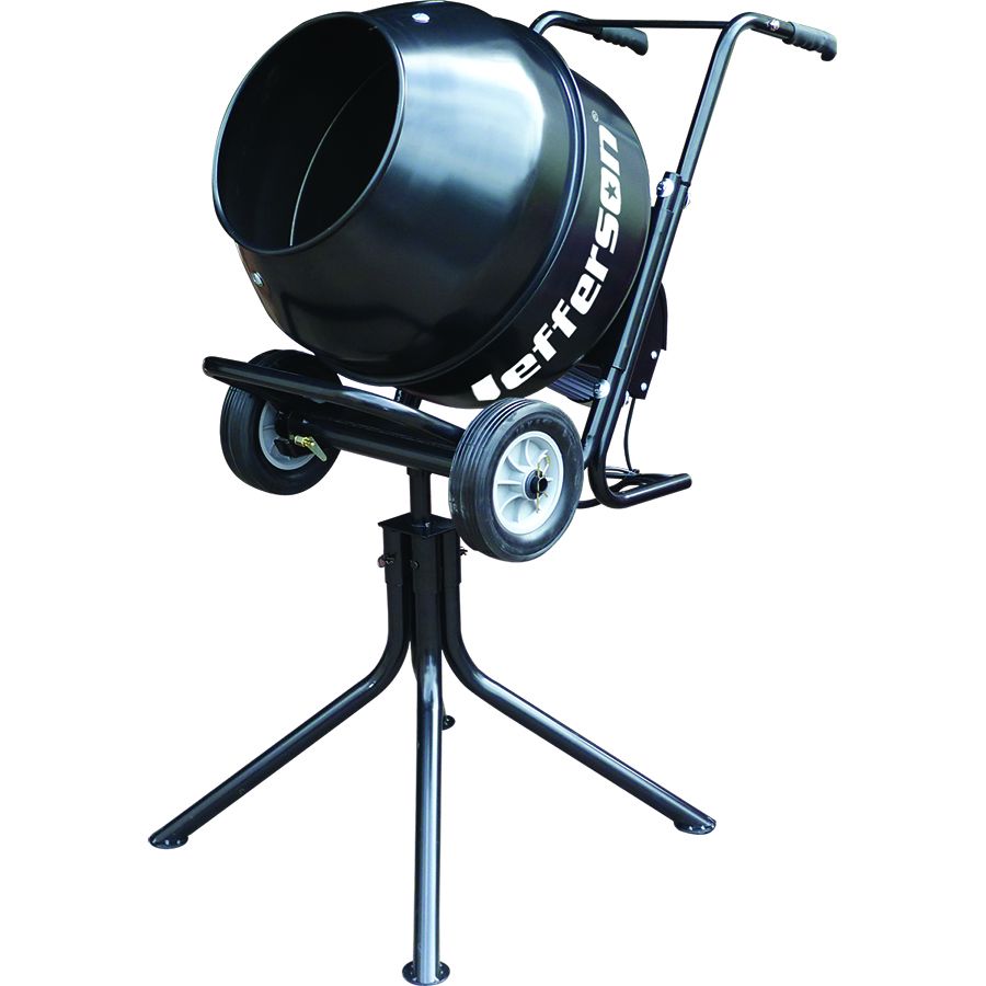 JEFFERSON 110V CEMENT MIXER WITH STAND