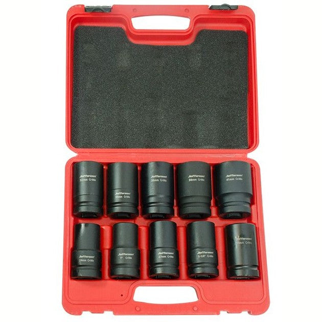 JEFFERSON 10 PIECE 2IN IMPACT SOCKET SET