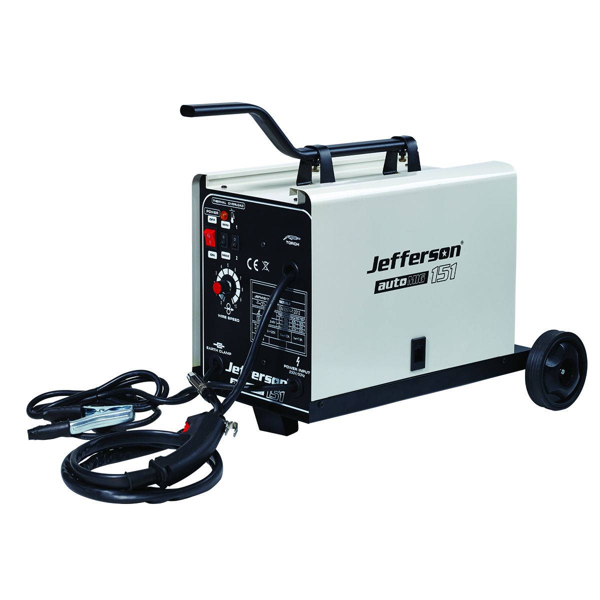 JEFFERSON GAS GASLESS MIG WELDER 230V