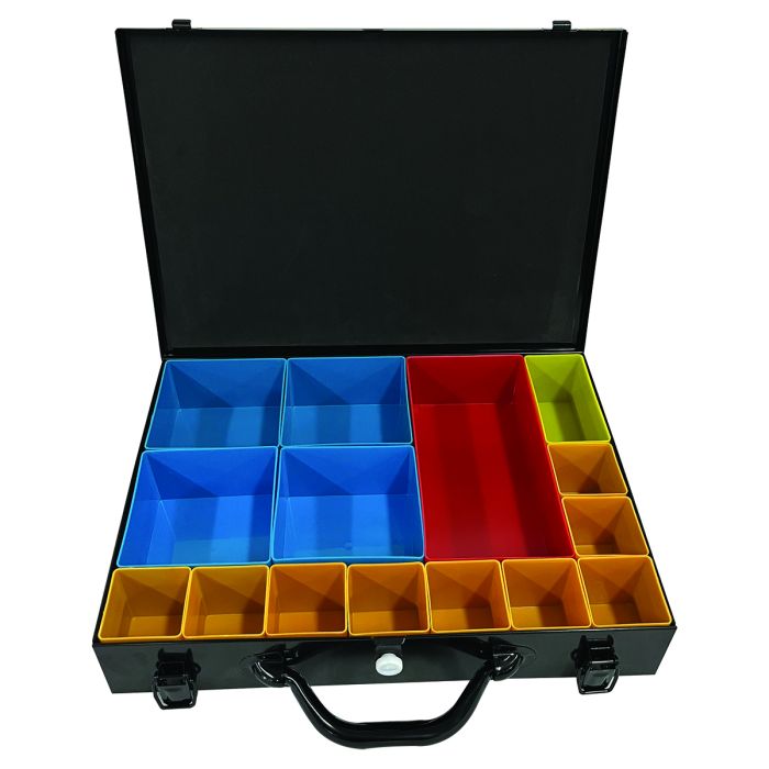 JEFFERSON 15 COMPARTMENT METAL STORAGE CASE