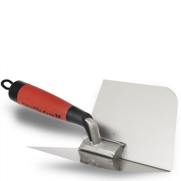 MARSHALLTOWN 4" X 5" S/S CURVED CORNER TROWEL