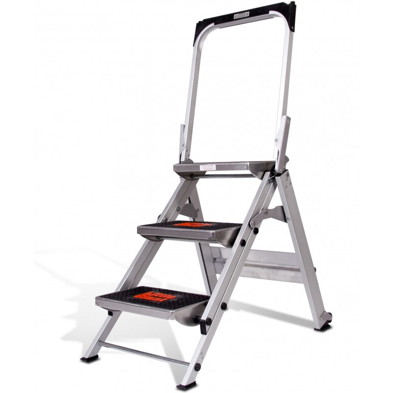 LITTLE GIANT JUMBO SAFETY STEP LADDER 3 STEP