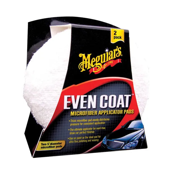 MEGUIAR'S EVEN COAT MICRO FIBRE PAD (2 PACK)