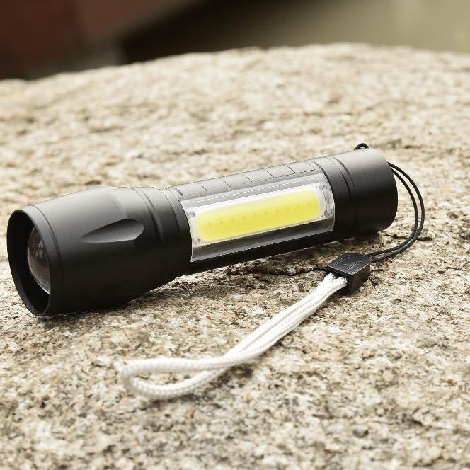KINGAVON RECHARGEABLE ALUMINIUM XPE COB TORCH WITH ZOOM BB-RT421 - Watson Hire