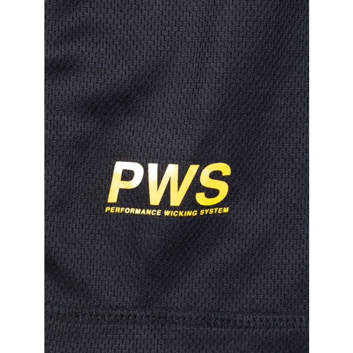 DEWALT RUTLAND PWS POLO SHIRT BLACK GREY