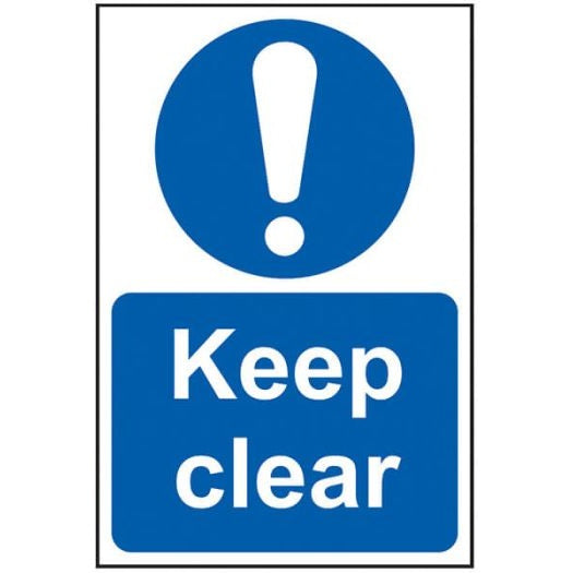 Keep clear - PVC (200 x 300mm)