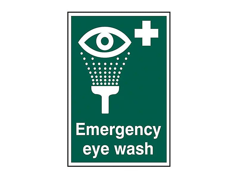 EMERGENCY EYE WASH - PVC (200 X 300MM)