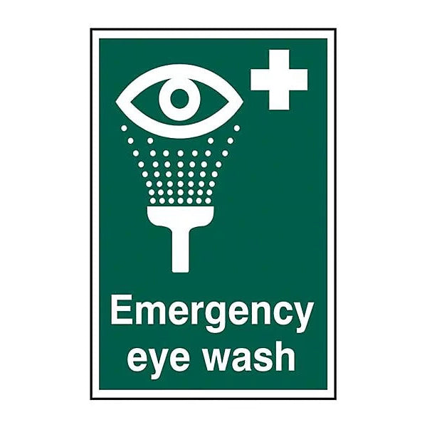 EMERGENCY EYE WASH - PVC (200 X 300MM)