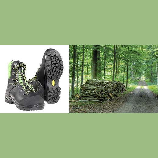 OLEO MAC CHAIN RESISTANT FORESTRY BOOTS CHAINSAW BOOT