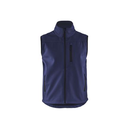 BLAKLADER WAISTCOAT SOFTSHELL NAVY BLUE