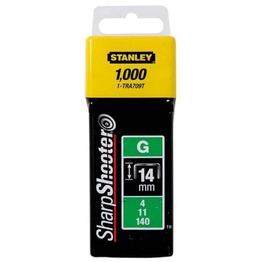 Stanley Heavy-Duty Staples 14mm Pack 1000 - Watson Hire