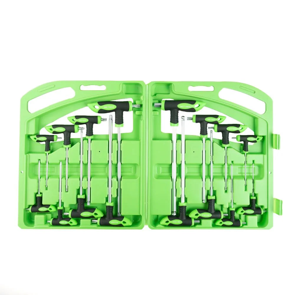 DSD TOOLS 16PC T HANDLE HEX BALL & STAR SET