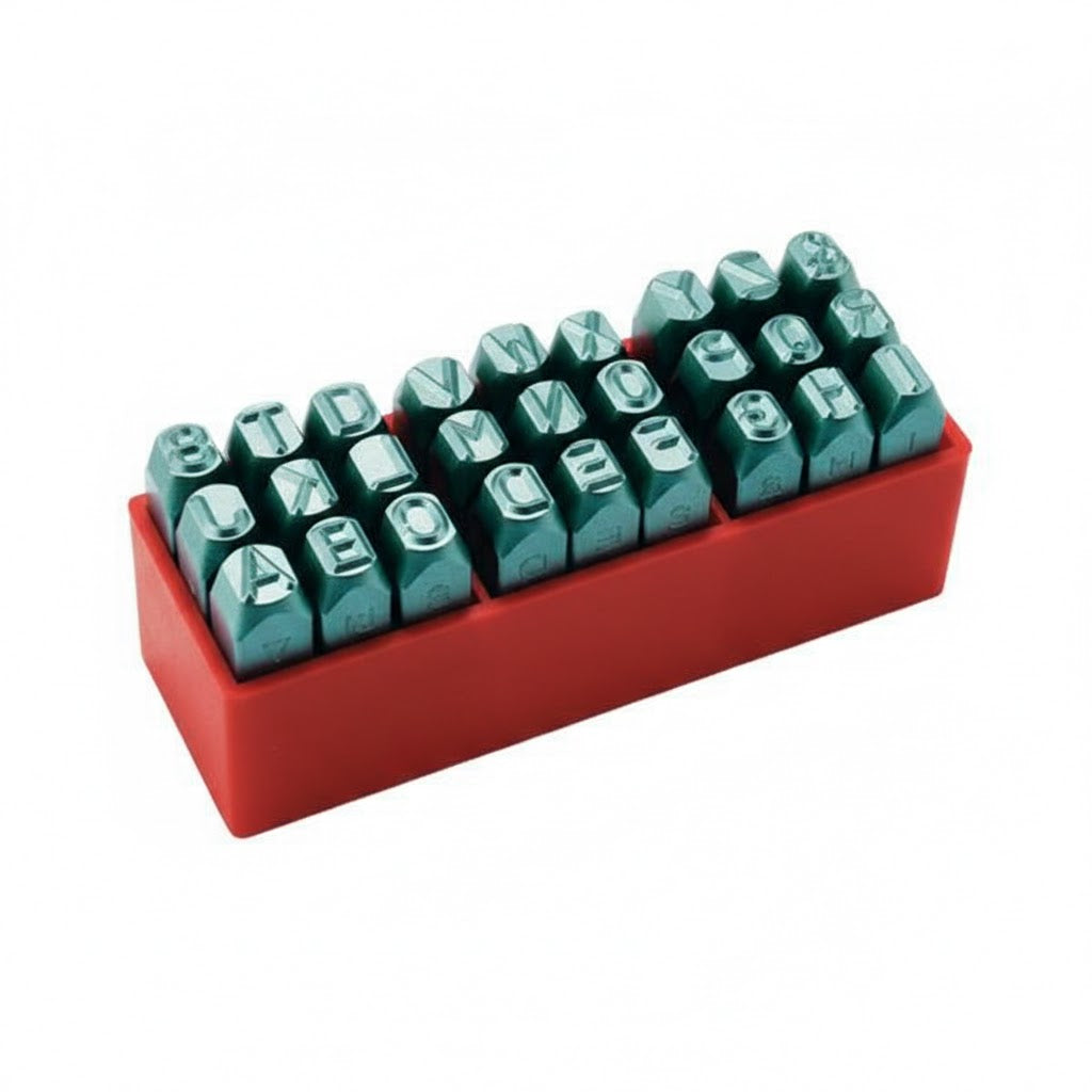 BENMAN LETTER STEEL STAMPS, 10.00MM(3/8''), (27PCS)
