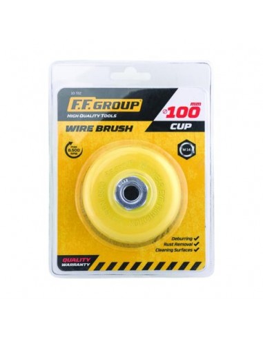 FF GROUP BRUSHES CUP WITH THREAD HOLE M14 85MM
