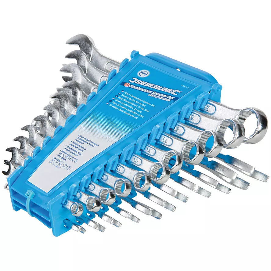 SILVERLINE 22PC COMBINATION SPANNER SET