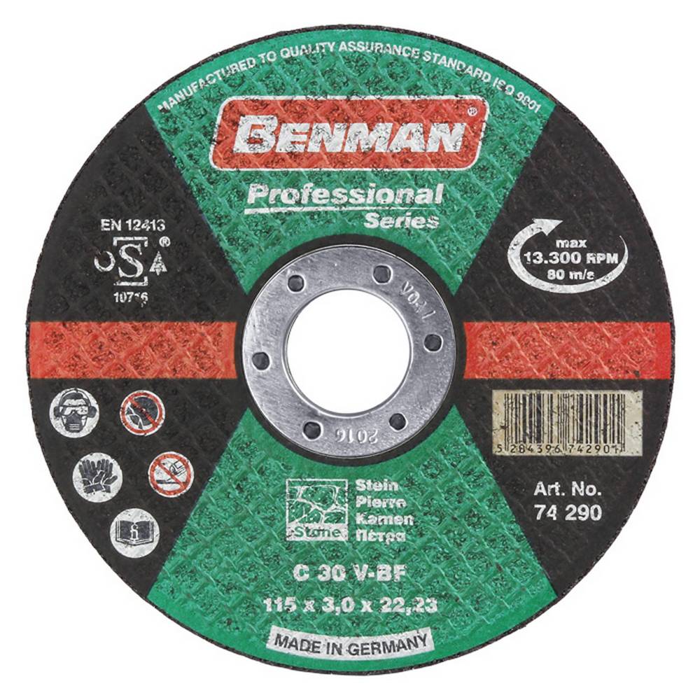BENMAN CUTTING DISK, FOR MARBLE, PROFESSIONAL 230X3.0MM