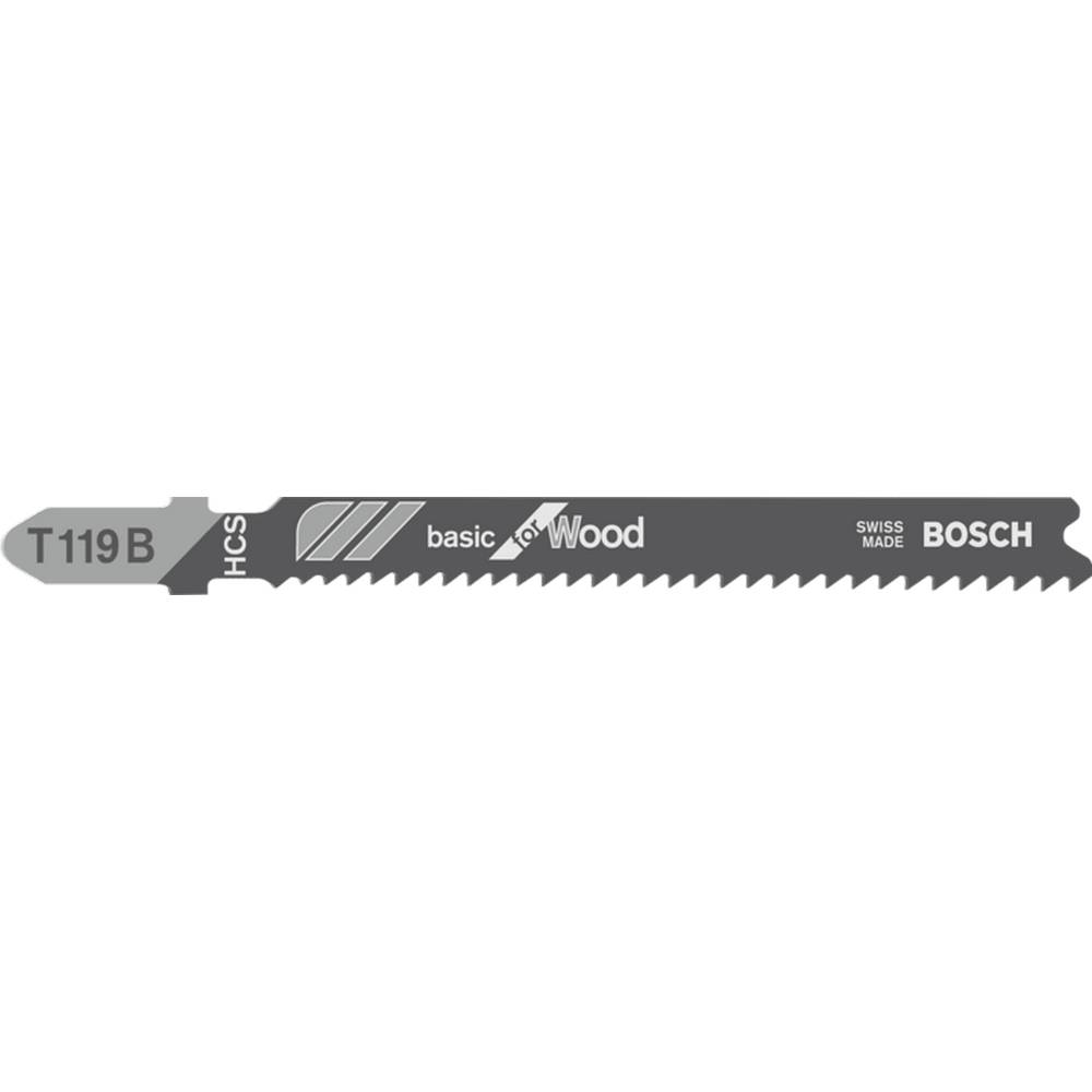 BOSCH WOOD JIGSAW BLADE T119B 5 PK