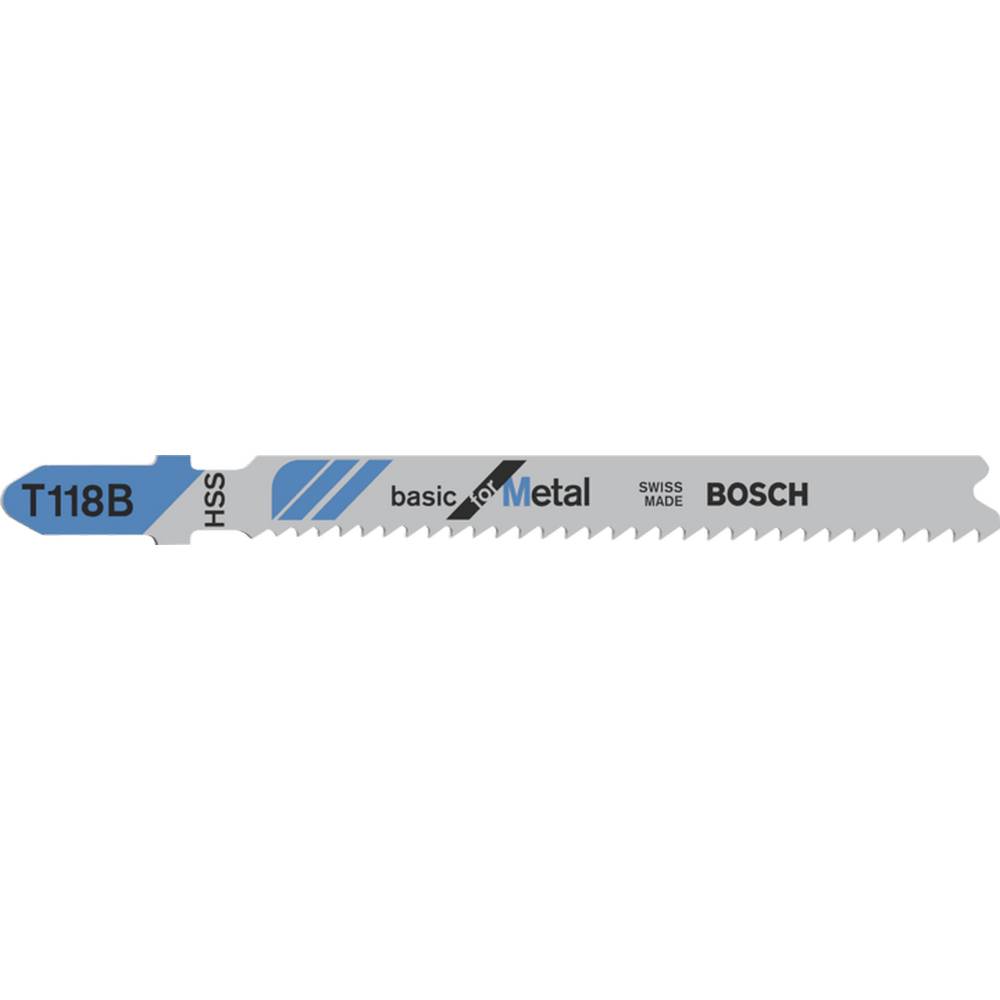 BOSCH JIGSAW BLADE T118B5PK BASIC METAL