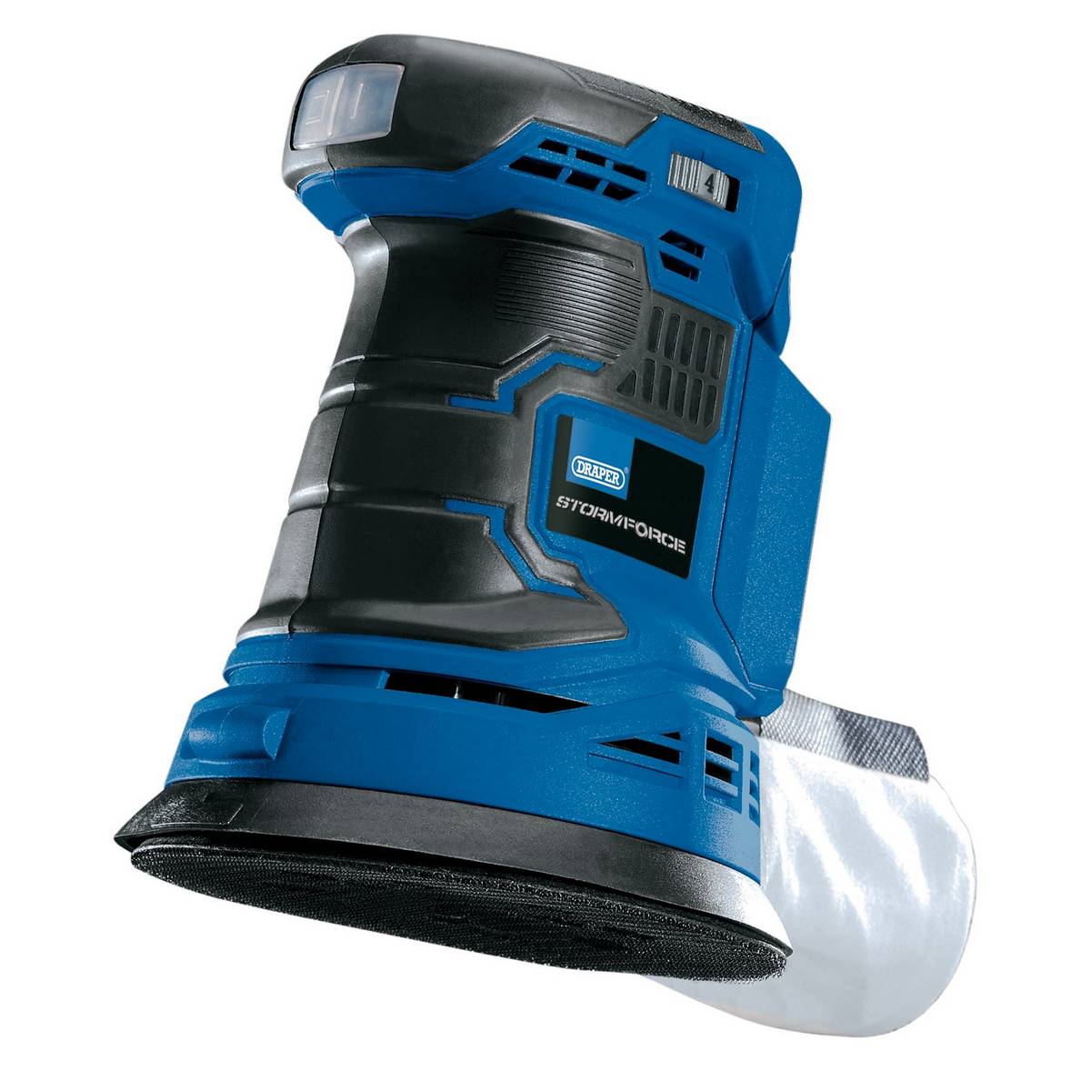 DRAPER STORM FORCE 20V RANDOM ORBIT SANDER (SOLD BARE)