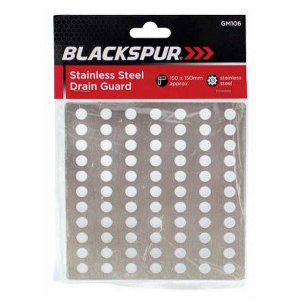 BLACKSPUR STAINLESS STEEL DRAIN GUARD - 150MM BB-GM106
