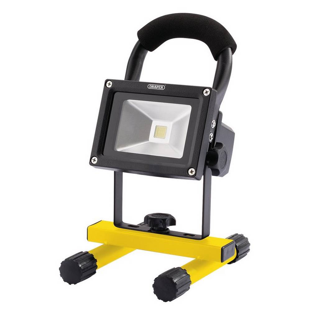 DRAPER COB LED RECHARGEABLE WORKLIGHT, 10W, 800 LUMENS