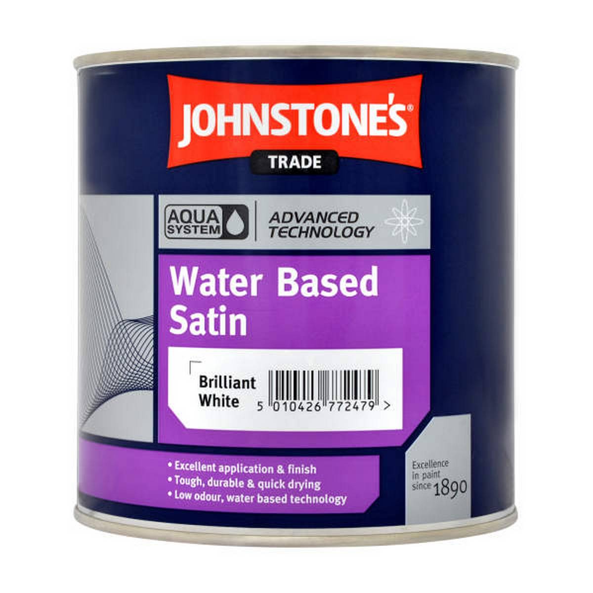 JOHNSTONES AQUA BRILL WHITE SATIN 1L