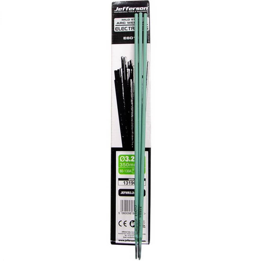 JEFFERSON 3.2 X 350MM WELDING RODS MILD STEEL 2.5KG PACK