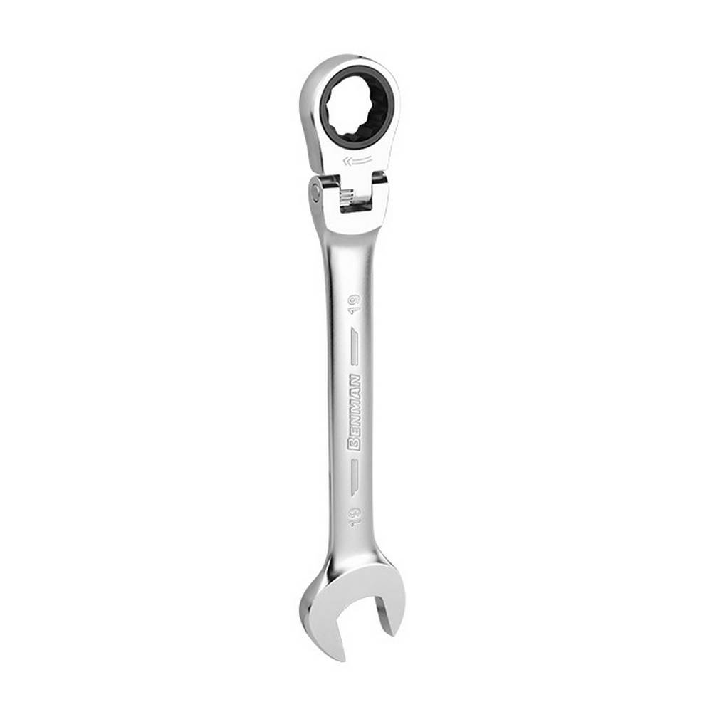 BENMAN FLEXIBLE COMBINATION RATCHETING SPANNER 17MM
