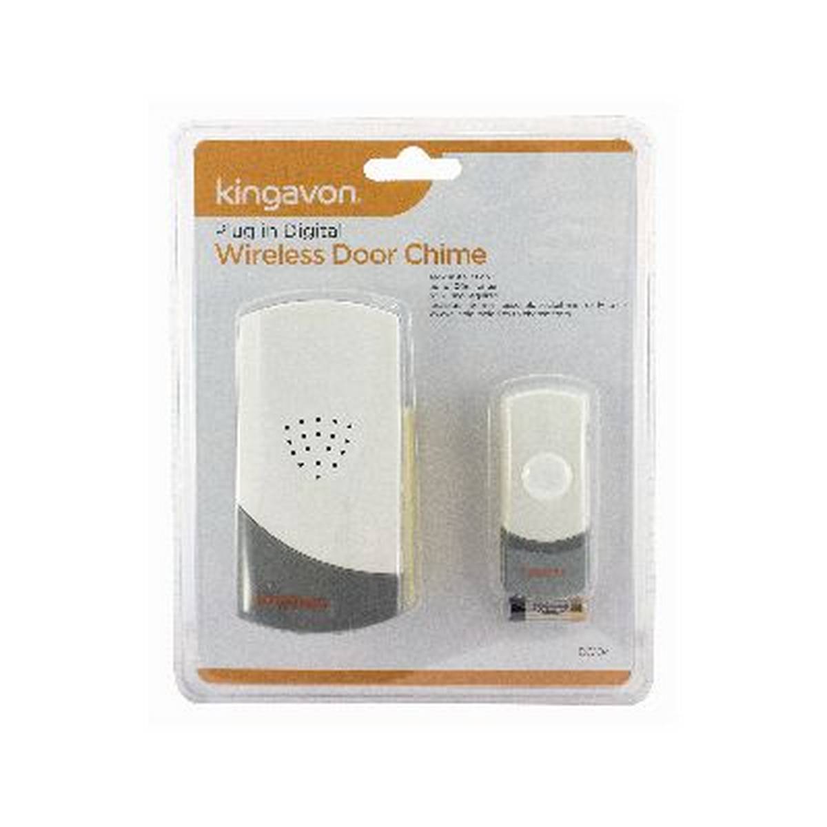 KINGAVON PLUG IN DIGITAL WIRELESS DOOR CHIME BB-DC104