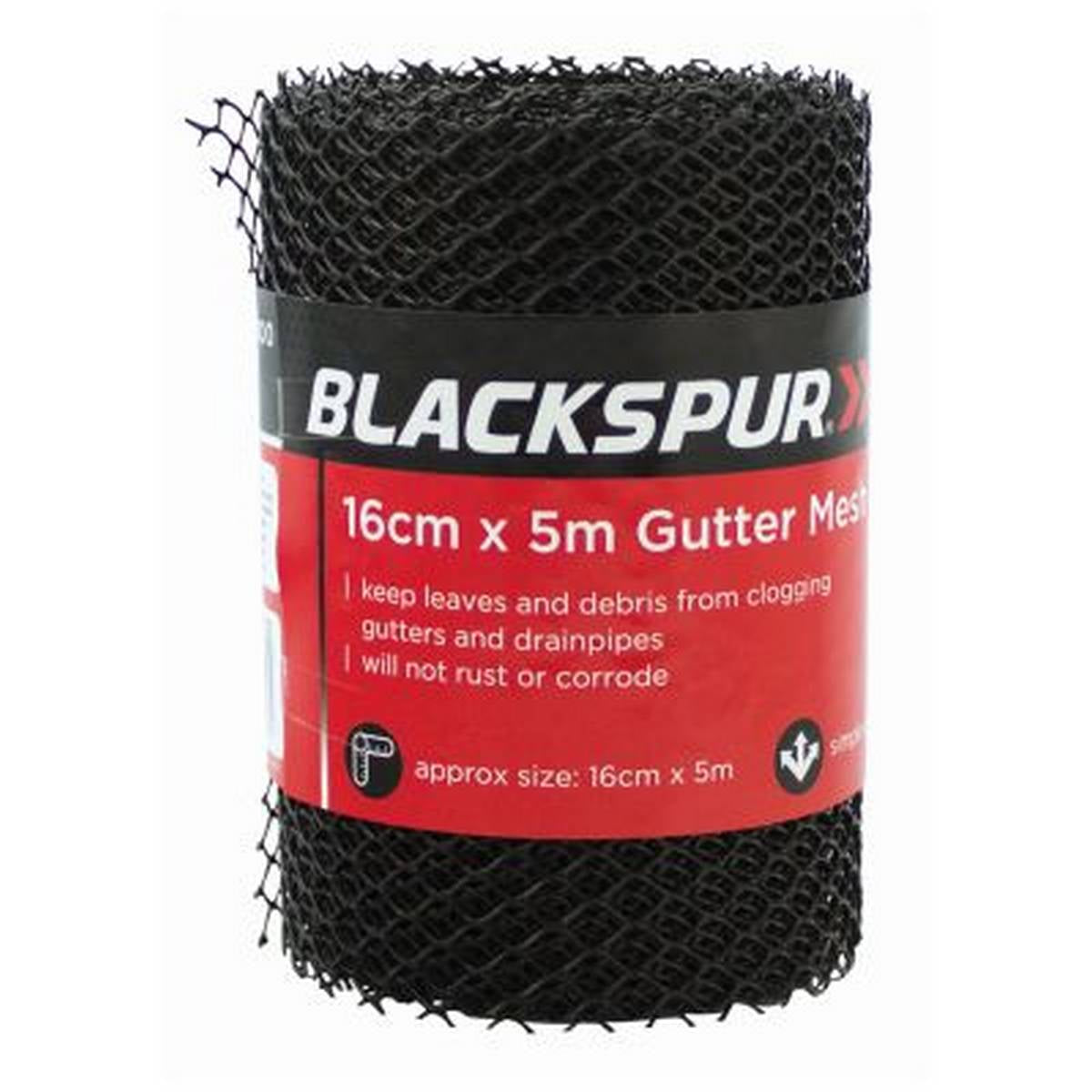 BLACKSPUR 16CM X 5M GUTTER MESH BB-GM100