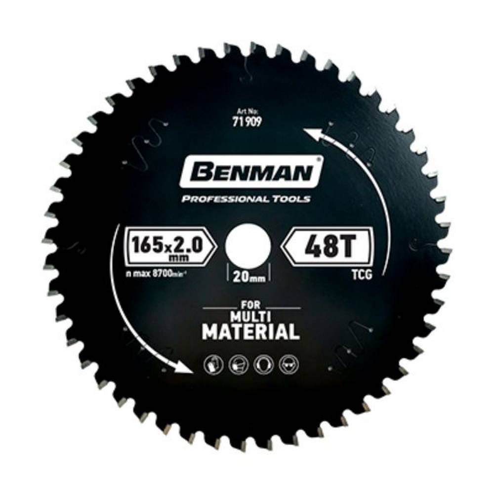 BENMAN CIRCULAR SAW BLADE165X2.6 48T