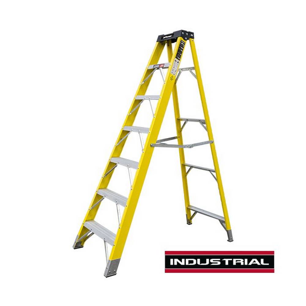 JEFFERSON 7 TREAD FIBREGLASS STEP LADDER