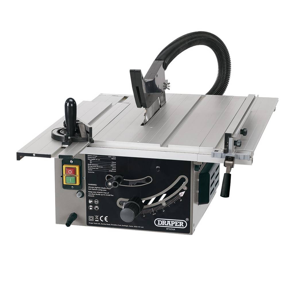 DRAPER SLIDING TABLE SAW, 250MM, 1800W