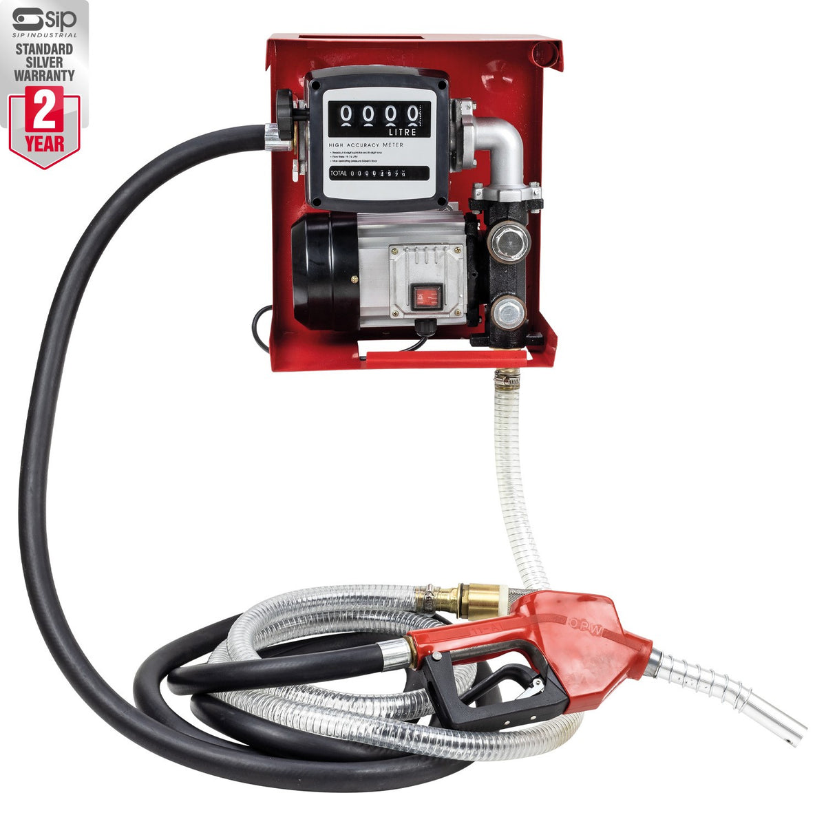 SIP 230V DIESEL TRANSFER PUMP WITH FUEL METER