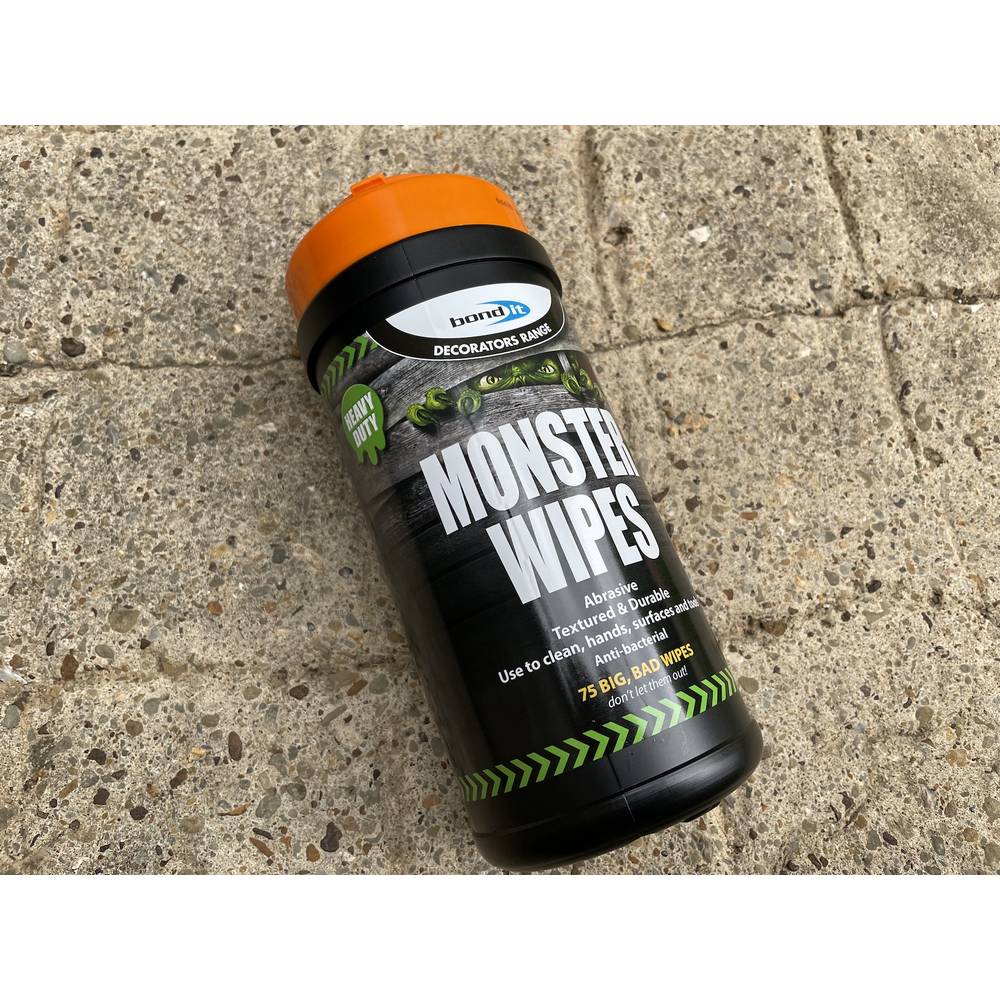 BOND-IT MONSTER HEAVY DUTY WIPES BLK