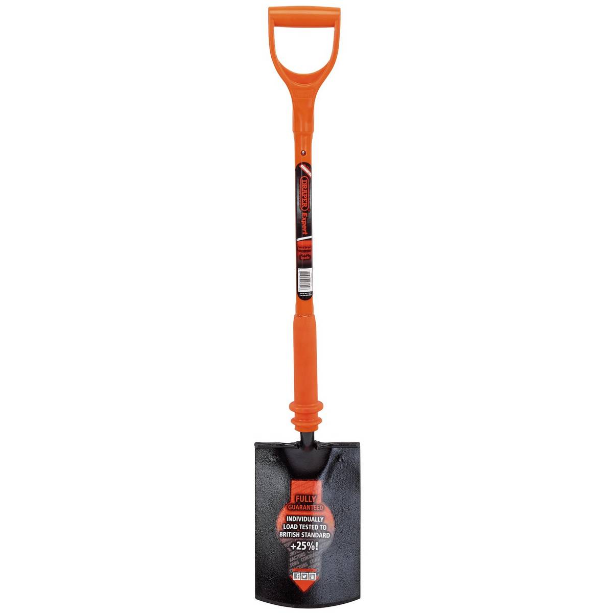DRAPER EXPERT FULLY INSULATED CONTRACTORS DIGGING SPADE