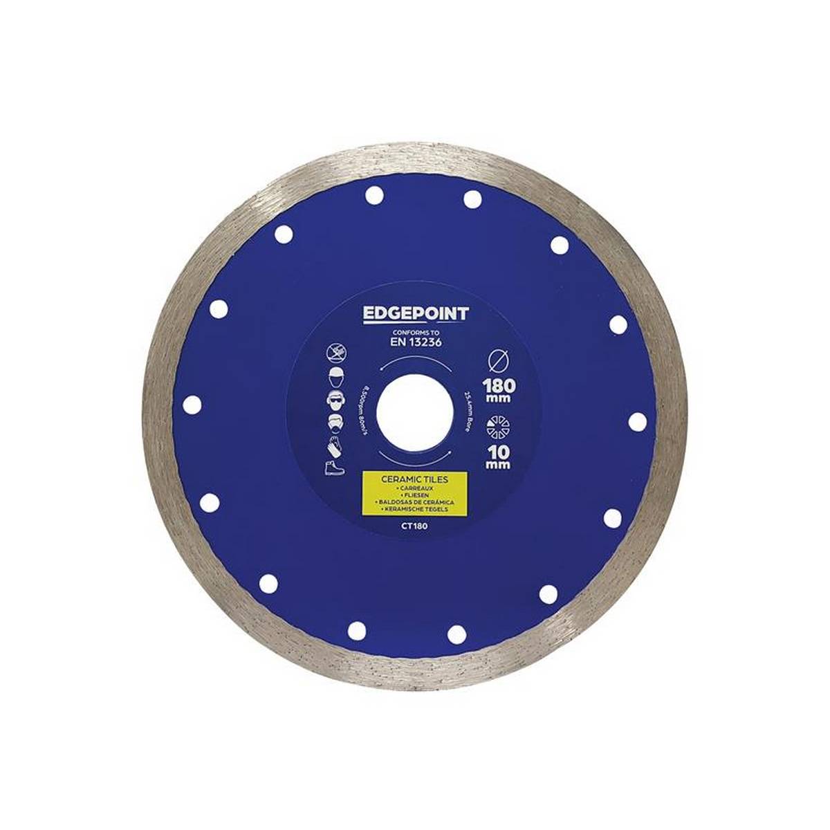 EDGEPLUS EDGEPOINT CT180 TILE CUTTING DIAMOND BLADE 180MM
