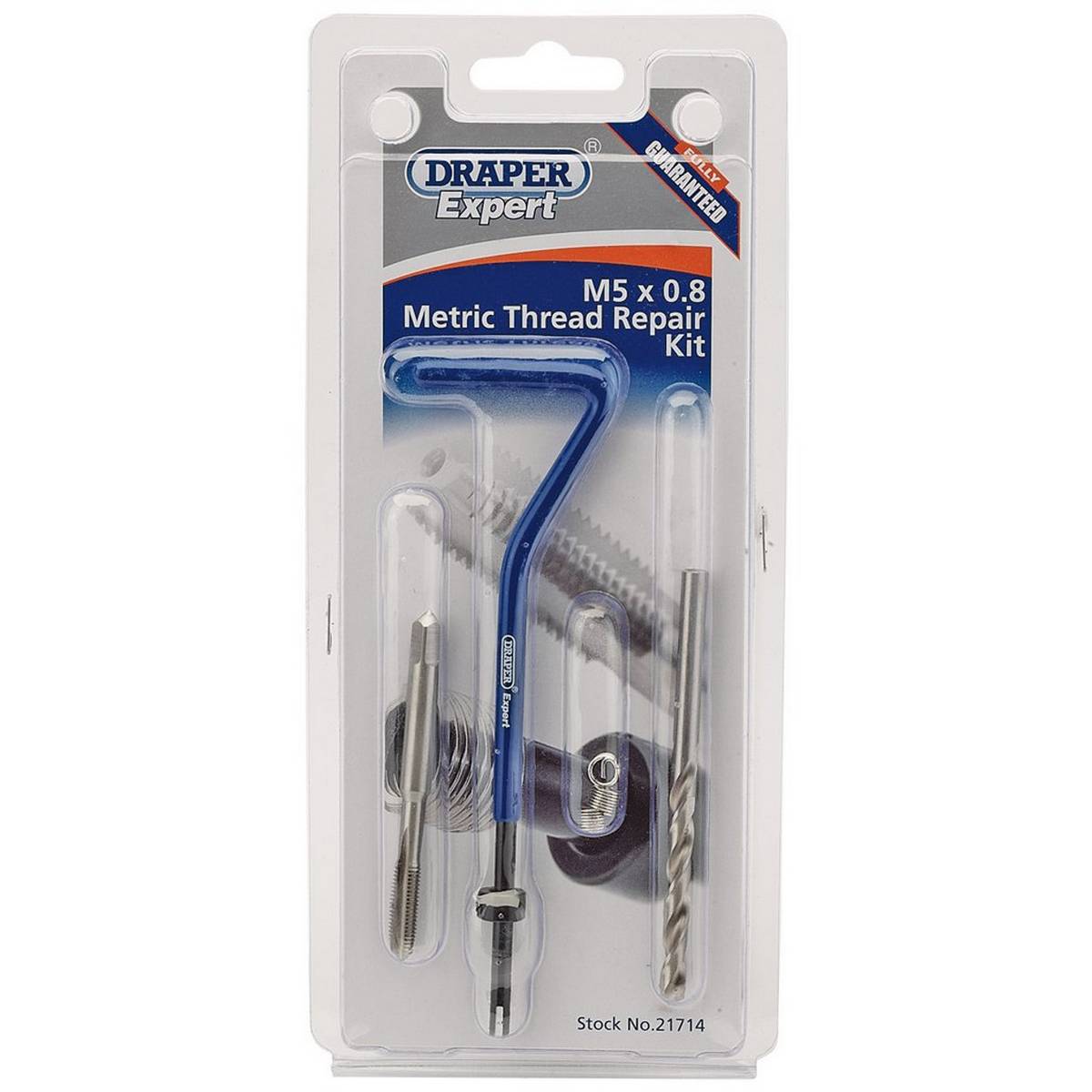 DRAPER METRIC THREAD REPAIR KIT, M5 X 0.8