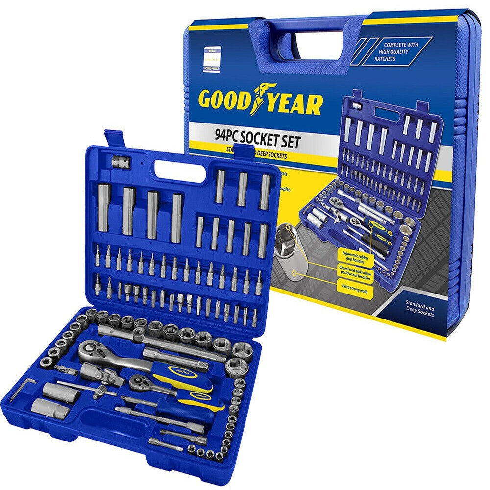 GOODYEAR 94PC 1/2" & 3/4" SOCKET SET
