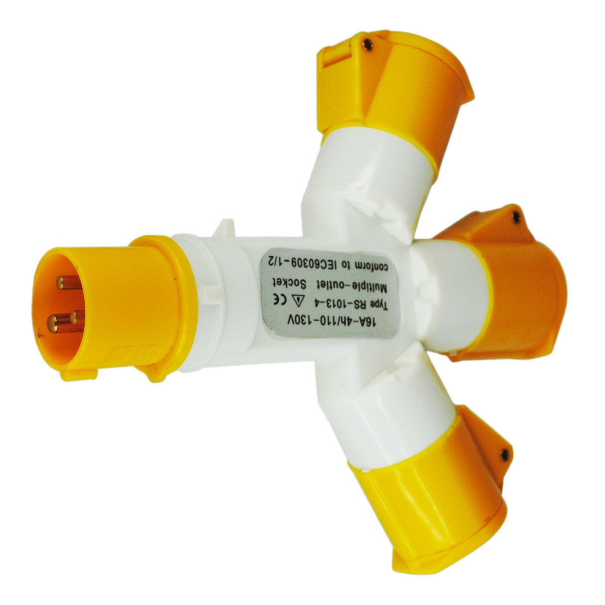 SAFELINE 16 AMP 110V 3 WAY ADAPTOR