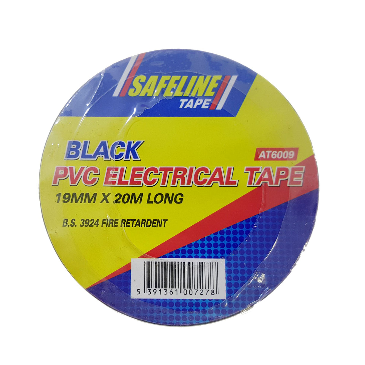 SAFELINE 19MM X 20M PVC ELECTRICAL TAPE LIGHT BLUE