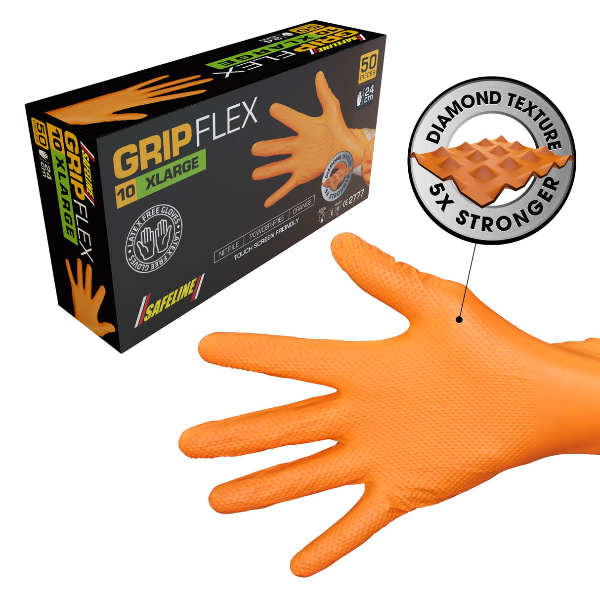 GRIP FLEX SKINS 50PC GLOVE SIZE L