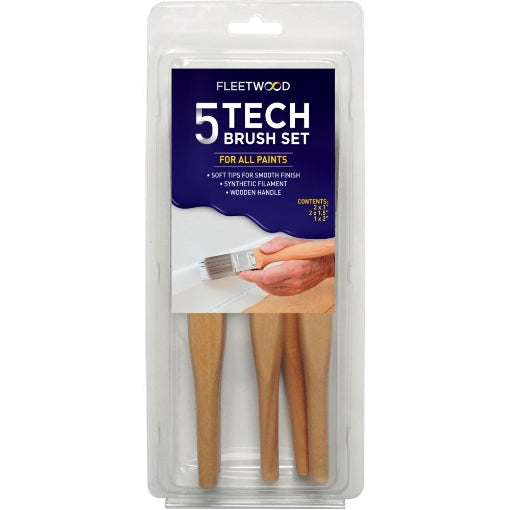 FLEETWOOD 5PC TECH BRUSH SET