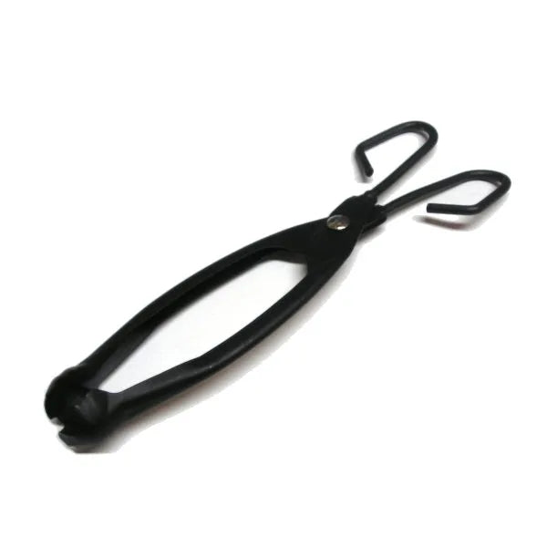 DE VIELLE VALUE FIRE TONGS 12IN BLACK